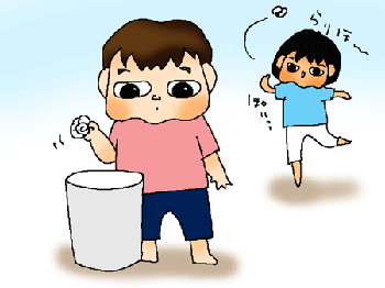 ゴミはゴミ箱に