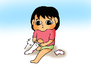 お着替え中・・・