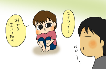 こうしてたの