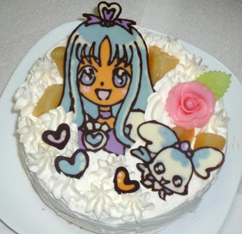 ハートキャッチプリキュアケーキ