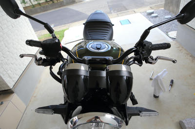 Z900RSのハンドル交換でハリケーンのコンチ２型ハンドルを装着