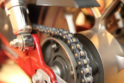 モンキー１２５のチェーンをＲＫのシールチェーンに交換