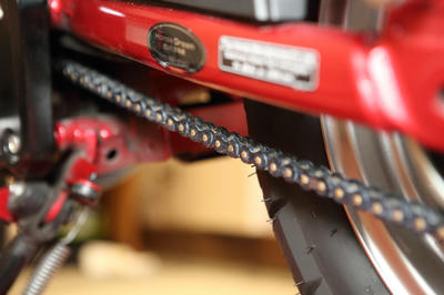 モンキー１２５のチェーンをＲＫのシールチェーンに交換