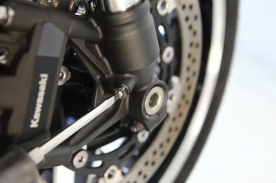 Ｚ９００ＲＳのフロントフォークとリアサスペンションのセッティング