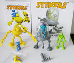 スティックファス：メカーナセグメントロボット＆ドームロボット