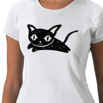 Cat Cartoon character - Midnight Cat T Shirt
