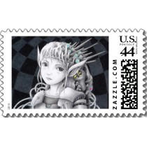 Original unique products 「Science fiction art - Soldier Postage」