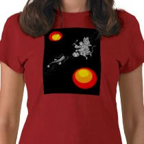 Custom T-Shirts, Gifts, Art & more! 「Japanese art - Drum and monkey」