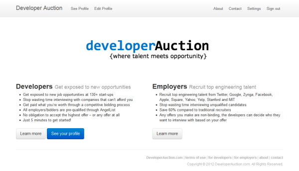 developerAuction