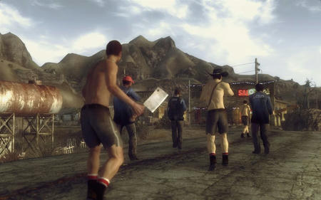 Fallout New Vegas Ep 03 ゴーストタウン ガンファイト グレアム尊士のやりたい放題な日常