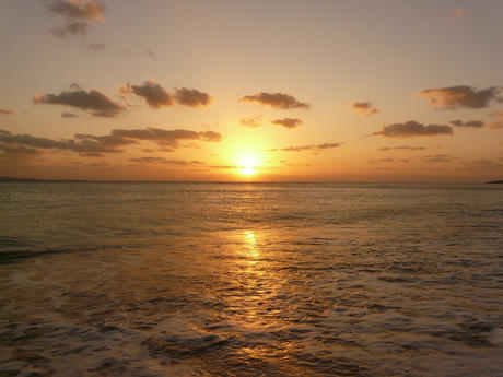 沖縄の夕日