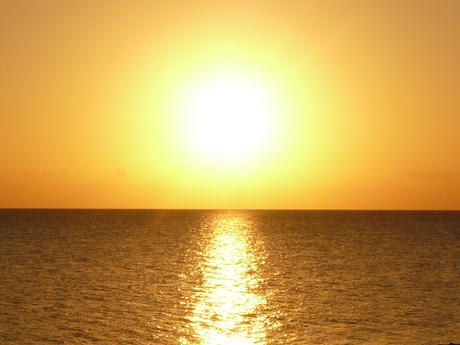 沖縄の夕日