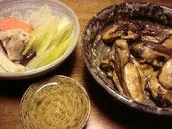 鍋　牡蠣 酒