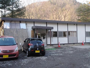 三峰の湯のプレハブ