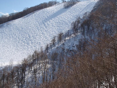岩鞍チャレンジ コーズ上部のカベ