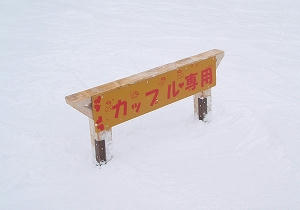 エーデルワイススキー場ボーダー用ベンチ_for_Couple