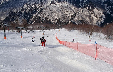奥只見丸山スキー場＿カモシカAコース上部