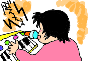 マイクは咥えるものではありません。