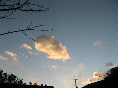 大晦日の夕方