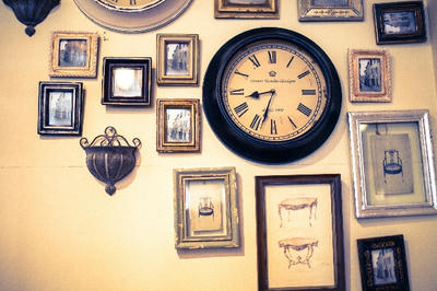 時計 クロック アンティーク クラシック セピア 思い出 懐かしい 背景  壁紙
