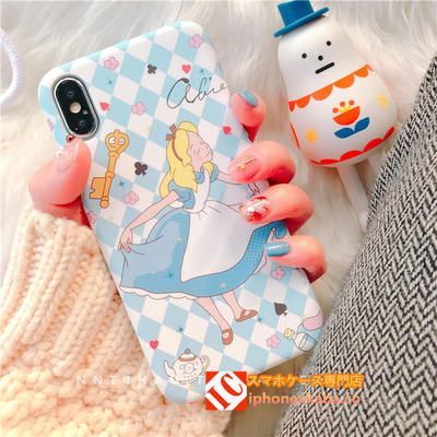 不思議の国のアリスディズニー白雪姫プリンセスiPhoneX/iPhone8ケース