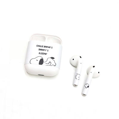 ファッション人気 スヌーピーairpods クリアケース