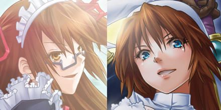 メイドさんとシスターさん