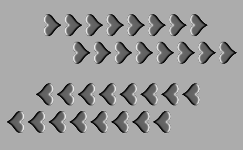 動く錯視画像（モノクロ）