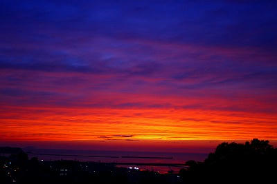 浜田の夕日