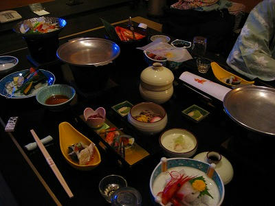 湯村温泉三好屋グランドホテルお夕飯