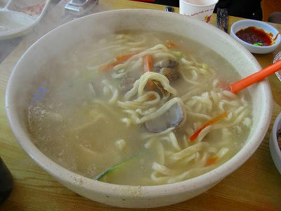 韓国のうどん