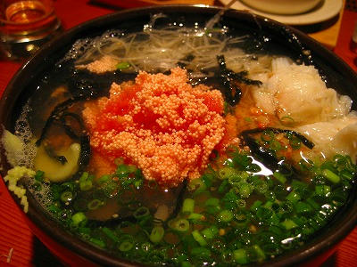 カニ明太茶漬け