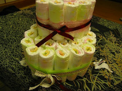 オムツケーキ