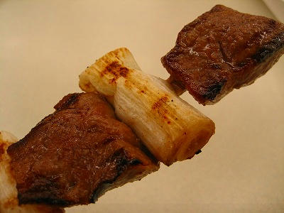 徳乗前沢牛ねぎま串
