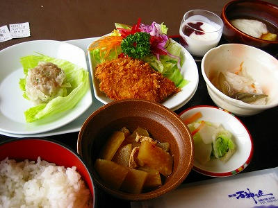 道の駅「石神の丘」でお昼ごはん