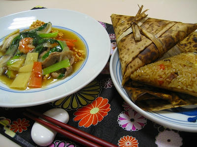 ベターホーム　中華ちまき・おこげあんかけ 　（お米料理の会１２月）