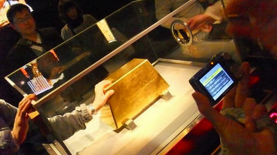 黄金博物館の２２０キロの金
