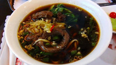 牛肉麺（ニュウロウメン）in台北（桃園空港）