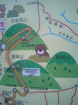 駐車場展望台の案内板