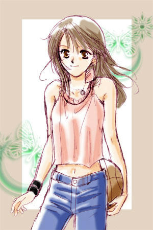 蝶ｖ(髪下ろしver.)