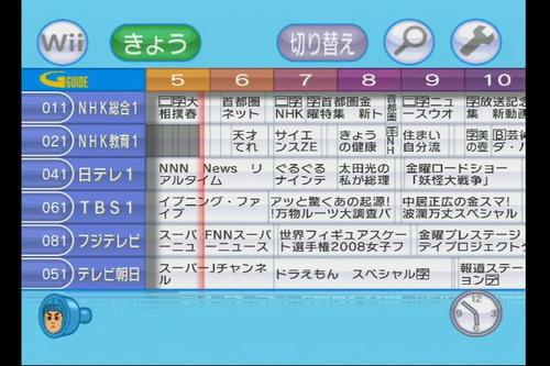 番組表
