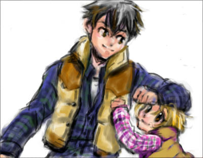 山な二人
