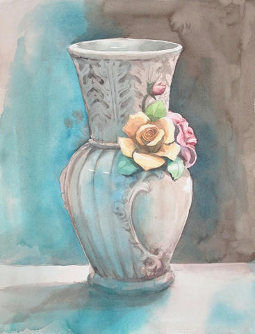花瓶｜やっぱり！水彩画