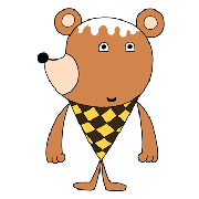 Cartoon character - 「Ice cream bear.2」　