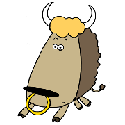 Cartoon character - 「Animal of huge face.2」