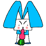 Cartoon character - 「Rabbit of blue ear」