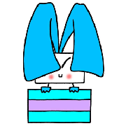 Cartoon character - 「Rabbit of blue ear」