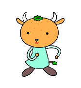 Cartoon character - 「Mandarin orange animal」　