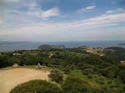 牛窓の展望台からの風景
