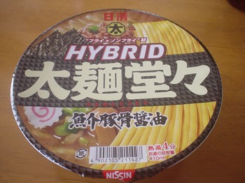 太麺堂々　魚介豚骨醤油味